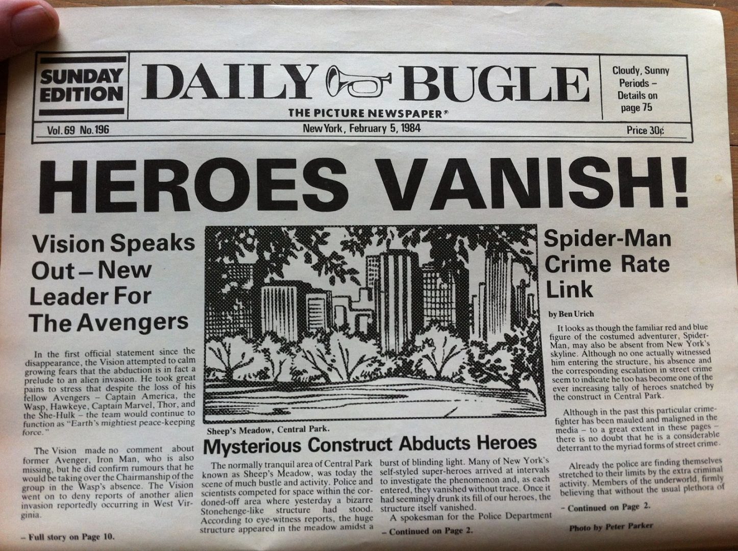 The Daily Bugle Michael Minneboo